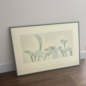 Z Gallerie Duck and calla Lilly framed photo